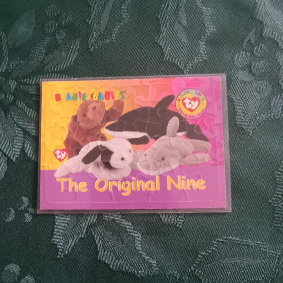 2 FREE CARDS INCLUDED - Ty Beanie Baby Spangle the Bear in original packaging - Picture 4 of 4